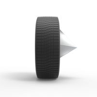 Car wheel 8 Scale 1:25 - Thumbnail 4