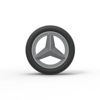 Car wheel 8 Scale 1:25 - Thumbnail 5