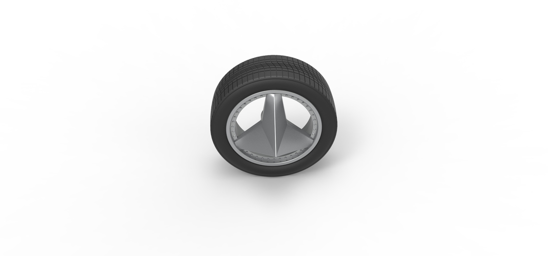 Car wheel 8 Scale 1:25 3D Print 546841