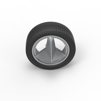 Car wheel 8 Scale 1:25 - Thumbnail 6