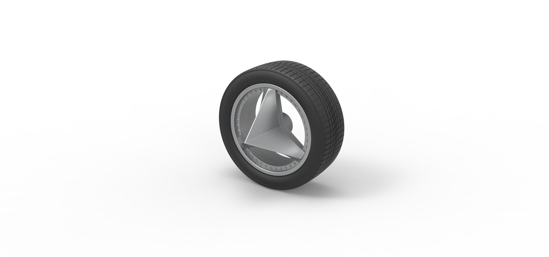 Car wheel 8 Scale 1:25 3D Print 546842