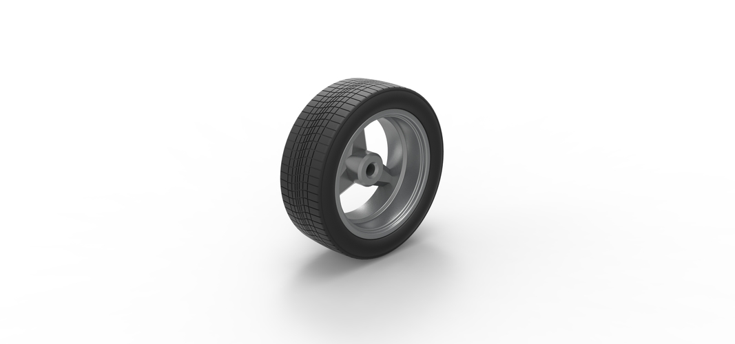 Car wheel 8 Scale 1:25 3D Print 546844