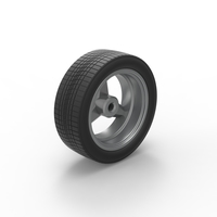 Car wheel 8 Scale 1:25 - Thumbnail 9