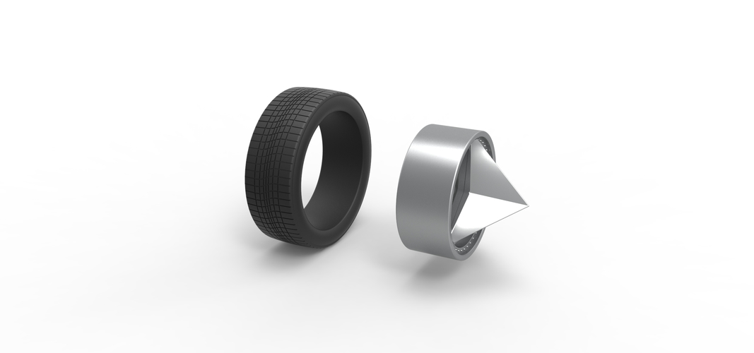 Car wheel 8 Scale 1:25 3D Print 546845