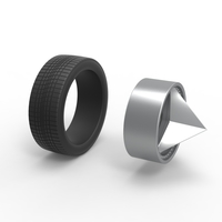 Car wheel 8 Scale 1:25 - Thumbnail 10