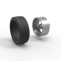 Car wheel 8 Scale 1:25 - Thumbnail 11