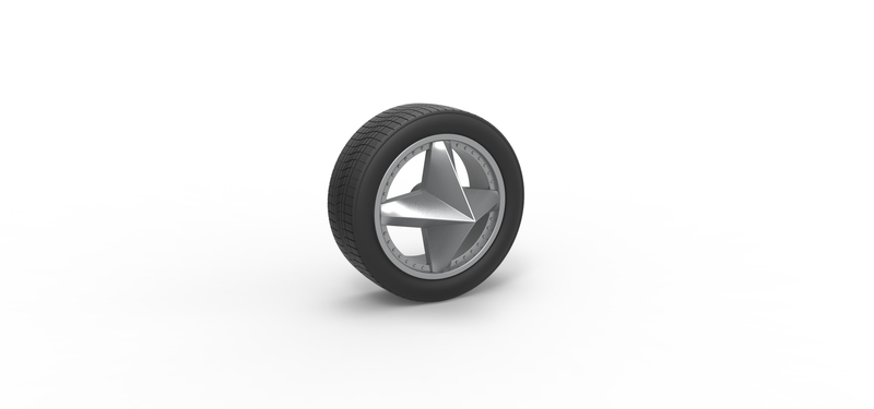 Car wheel 9 Scale 1:25