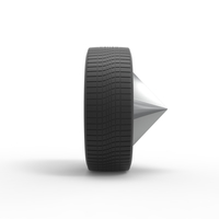Car wheel 9 Scale 1:25 - Thumbnail 4