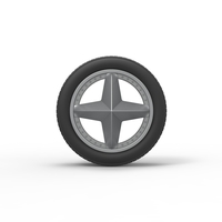 Car wheel 9 Scale 1:25 - Thumbnail 5