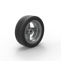 Car wheel 9 Scale 1:25 - Thumbnail 8