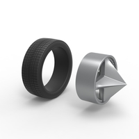 Car wheel 9 Scale 1:25 - Thumbnail 9