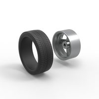 Car wheel 9 Scale 1:25 - Thumbnail 10