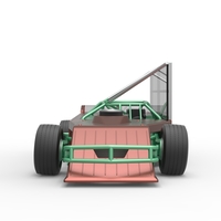 Asphalt Modified stock car with side wing 1:25 - Thumbnail 7