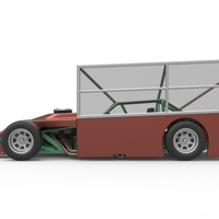 Asphalt Modified stock car with side wing 1:25 - Thumbnail 8