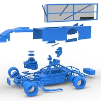 Asphalt Modified stock car with side wing 1:25 - Thumbnail 24