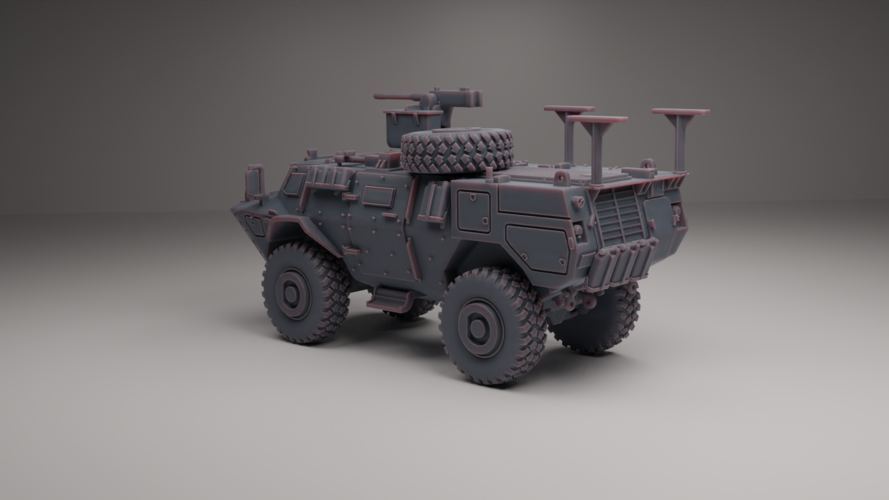 TEXTRON TACTICAL ARMOURED PATROL VEHICLE TAPV 3D Print 546913