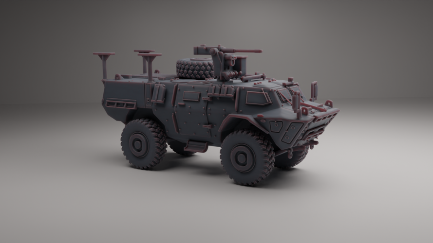 TEXTRON TACTICAL ARMOURED PATROL VEHICLE TAPV 3D Print 546915