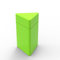 Small triangle container 3D Printing 546954