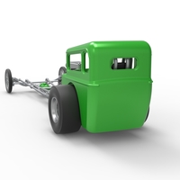 Front engine old school dragster with shell V7 Scale 1:25 - Thumbnail 14