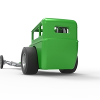 Front engine old school dragster with shell V7 Scale 1:25 - Thumbnail 15