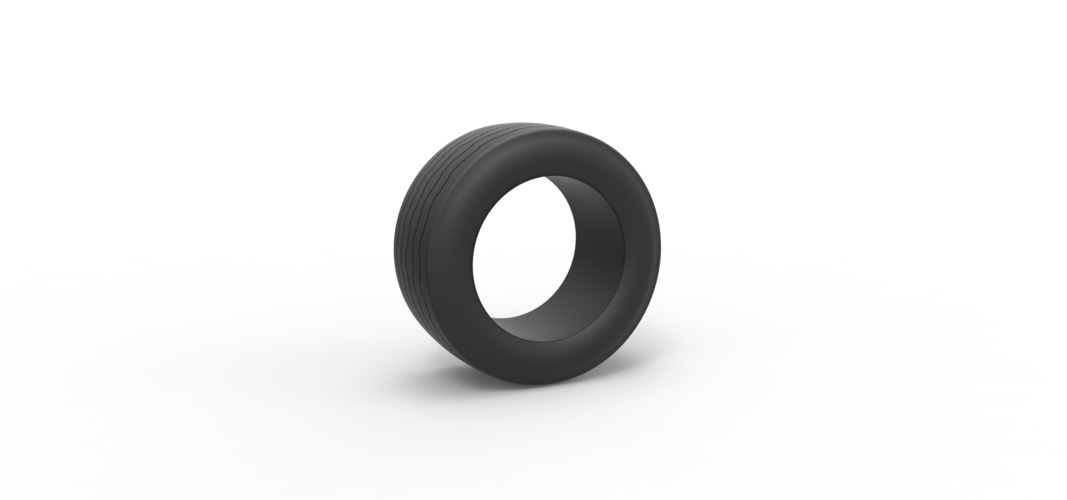 Tire of Asphalt Modified stock car V2 Scale 1:25 3D Print 547058