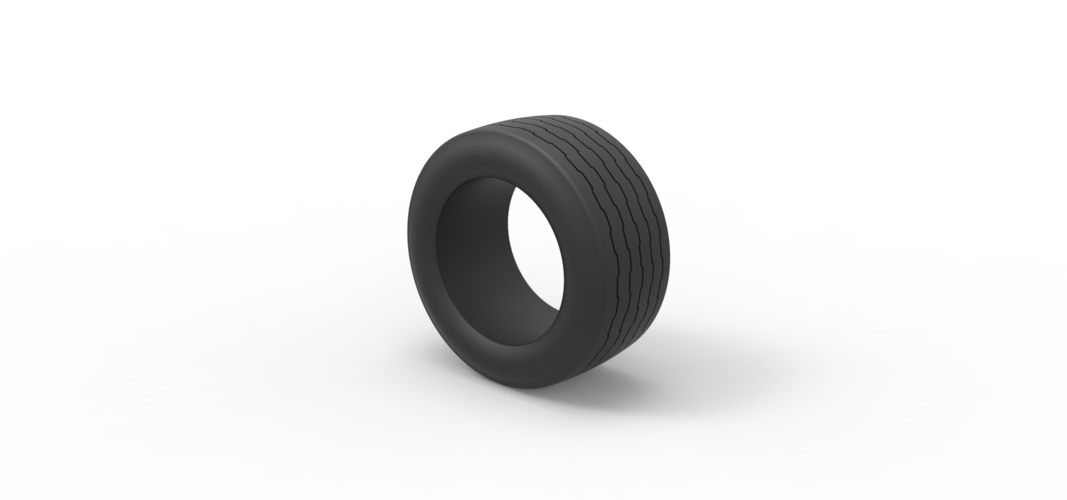 Tire of Asphalt Modified stock car V2 Scale 1:25 3D Print 547064