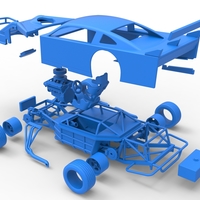 Asphalt Modified stock car Version 4 Scale 1:25 - Thumbnail 25