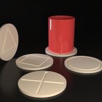 Playstation Button coasters - Thumbnail 4