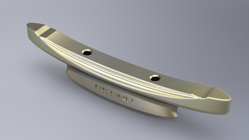 Rope fender cleat for yacht and catamaran