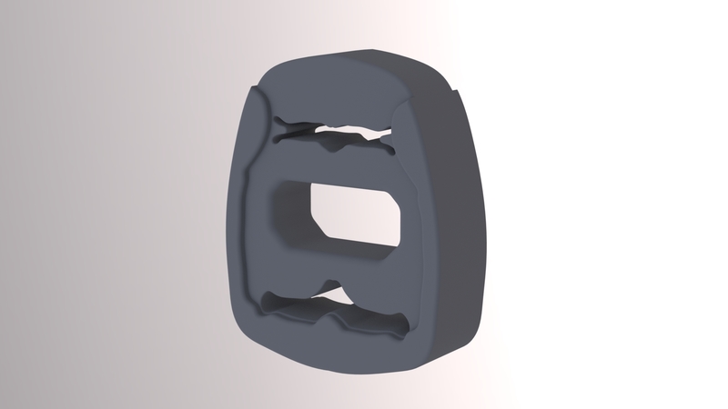 W124 Fuel pump rubber hanger