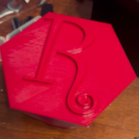 Small Hexagon Box 3D Printing 547148