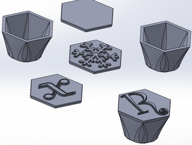 Hexagon Box 3D Print 547150