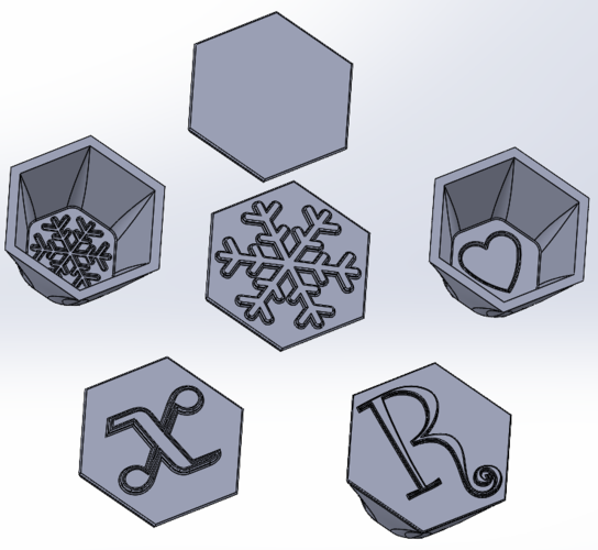 Hexagon Box 3D Print 547151