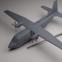 AIRBUS C212 200 AVIOCAR CARGO AIRPLANE - Thumbnail 2