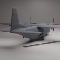 AIRBUS C212 200 AVIOCAR CARGO AIRPLANE - Thumbnail 3