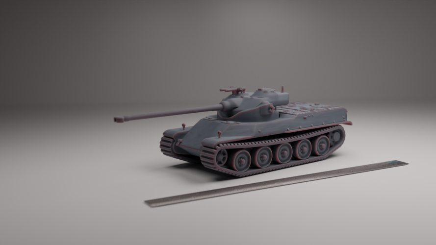 AMX-50 HEAVY TANK 3D Print 547297