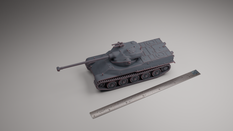 AMX-50 HEAVY TANK 3D Print 547298