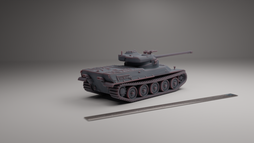 AMX-50 HEAVY TANK 3D Print 547299