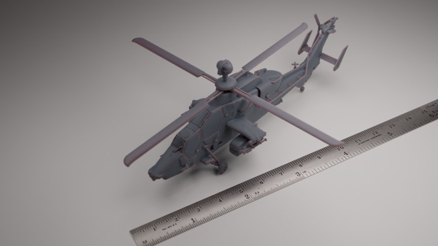 EUROCOPTER EC-665 TIGER ATTACK HELICOPTER 3D Print 547317