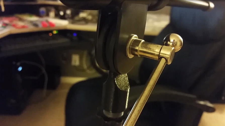 Microphone Stand Connector 3D Print 54742