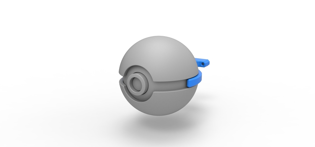 Pokeball wall mount 3D Print 547442