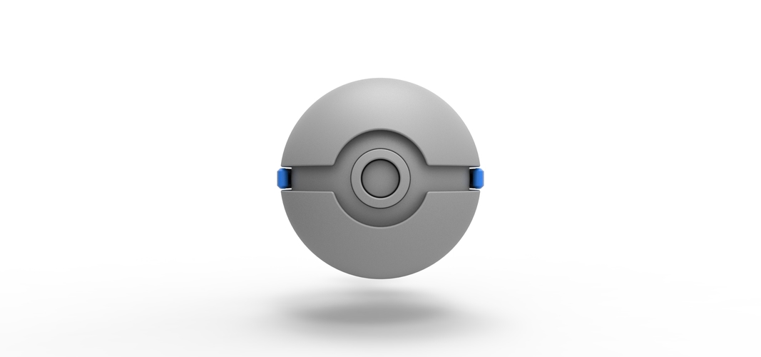 Pokeball wall mount 3D Print 547443