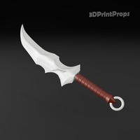 Small ​Vampire Dagger from Overlord 3D Printing 547655