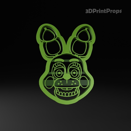 Five Nights At Freddy Cookie Cutters Set 3D Print 547656