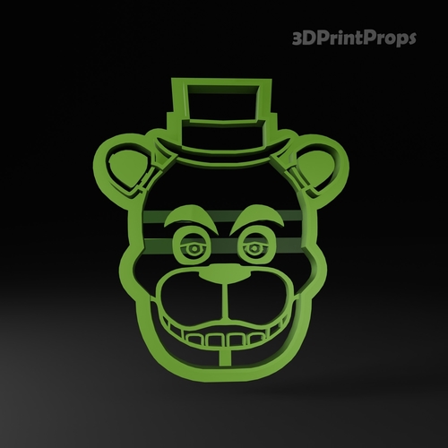 Five Nights At Freddy Cookie Cutters Set 3D Print 547659