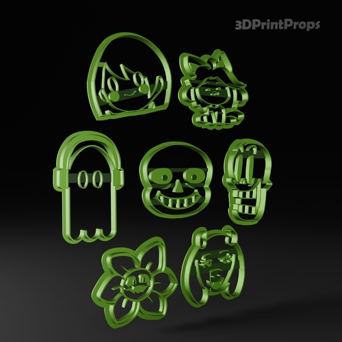 ​Undertale themed Cookie Cutters 3D Print 547661