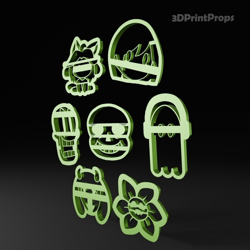 ​Undertale themed Cookie Cutters 3D Print 547662