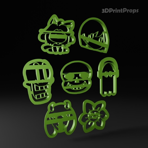 ​Undertale themed Cookie Cutters 3D Print 547663