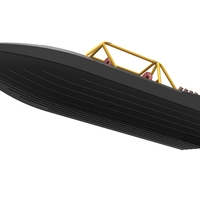 Quad Jet sprint boat Scale 1:25 - Thumbnail 3