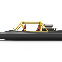 Quad Jet sprint boat Scale 1:25 - Thumbnail 9